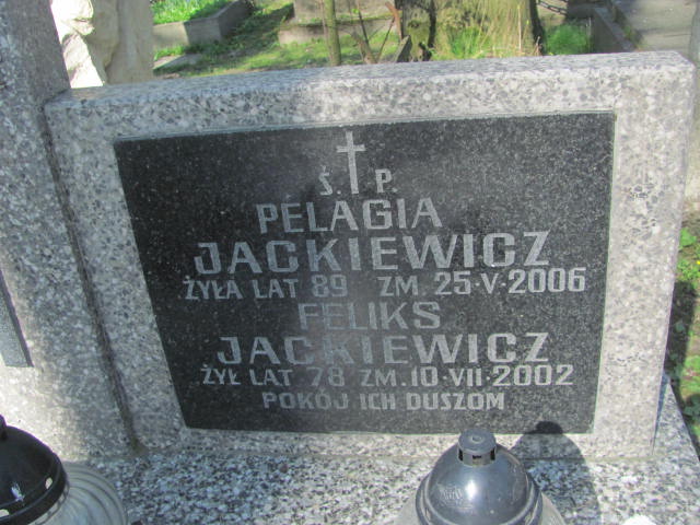Pelagia Jackiewicz Lublin prawosławny - Grobonet - Wyszukiwarka osób pochowanych