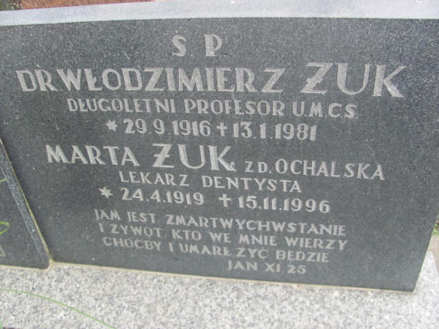 Włodzimierz Żuk 1916 Lublin prawosławny - Grobonet - Wyszukiwarka osób pochowanych