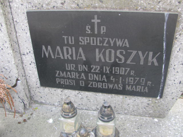 Maria Koszyk 1907 Lublin prawosławny - Grobonet - Wyszukiwarka osób pochowanych