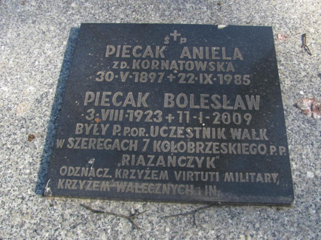 Bolesław Piecak 1923 Lublin prawosławny - Grobonet - Wyszukiwarka osób pochowanych