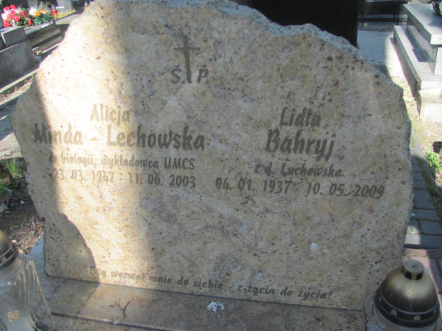 Lidia Bahryj 1937 Lublin prawosławny - Grobonet - Wyszukiwarka osób pochowanych