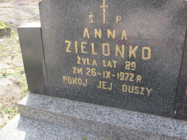 Grób Anna Zielonko